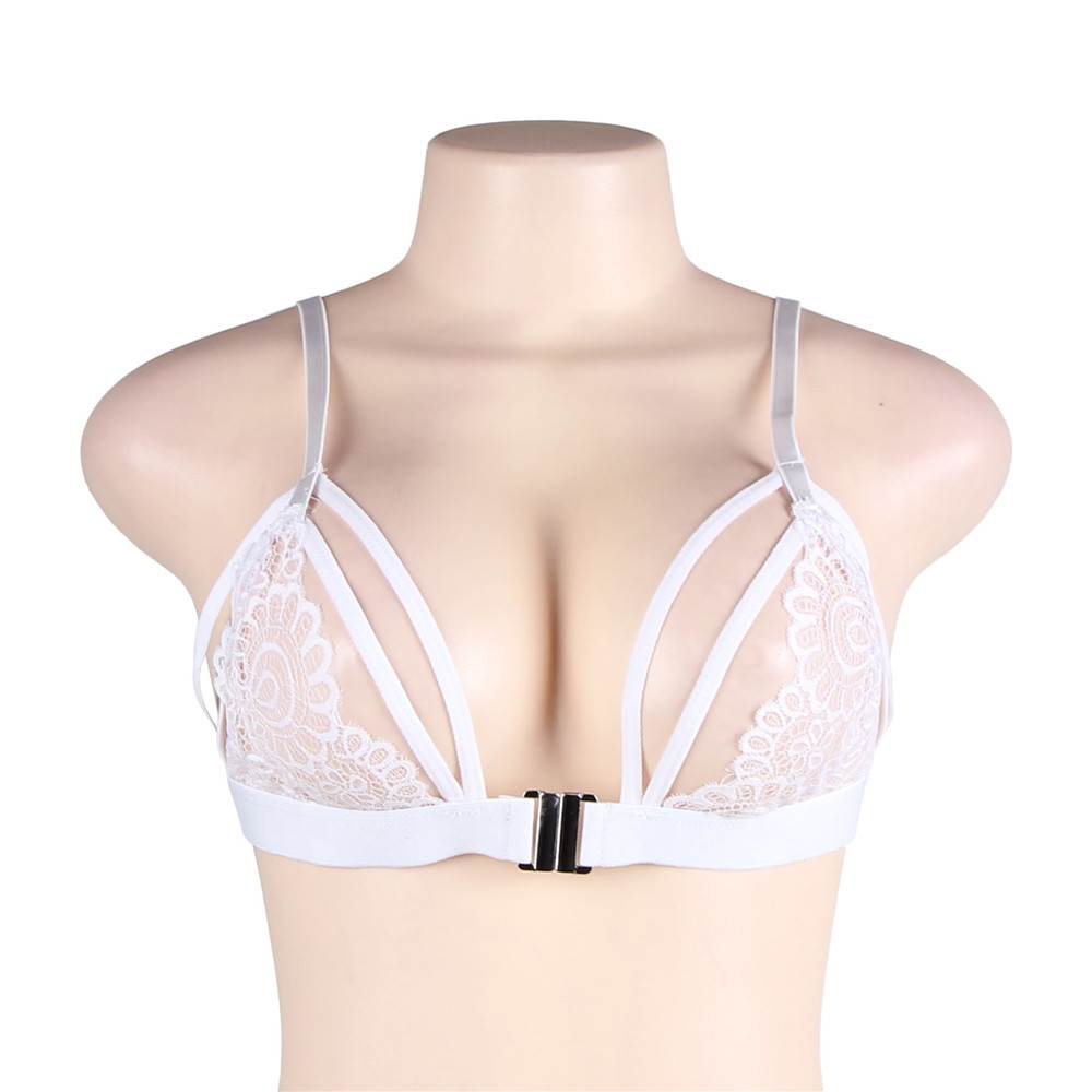 White Lace Bralette Top - Boldiva