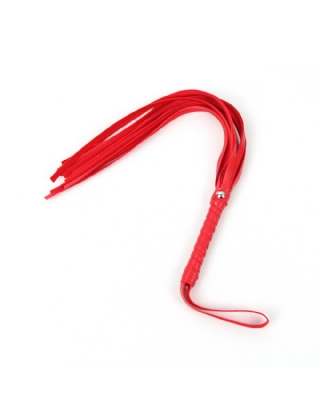 Red Leather Whip Tease Play Adult Couple Game Toy
