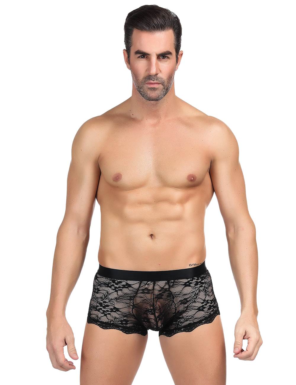 In lingerie man sexy