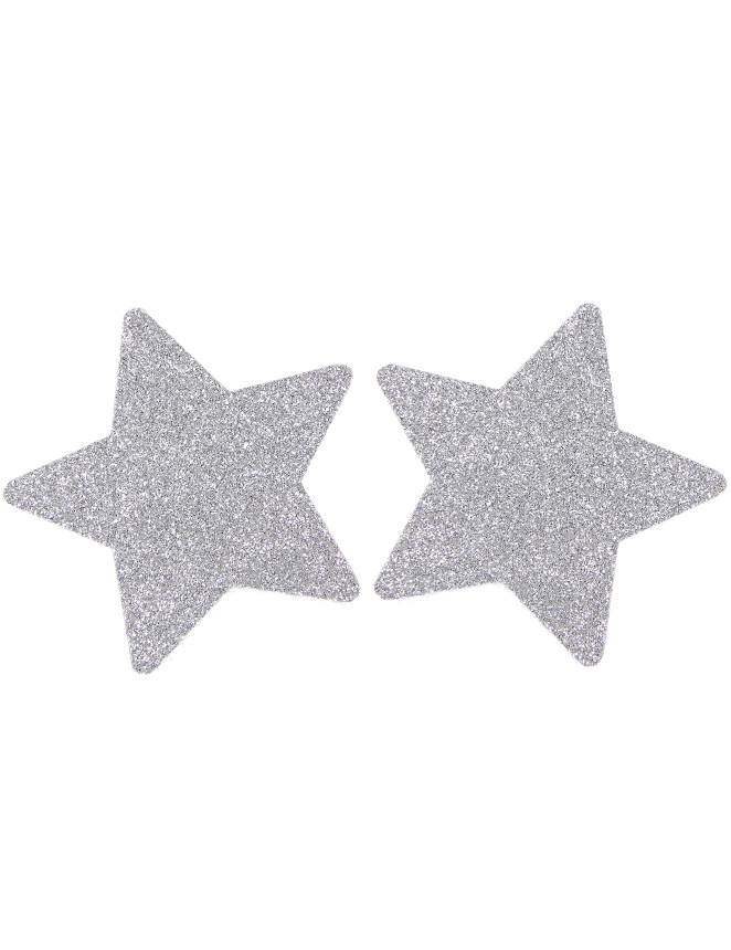 White Glitter Star Shaped Nipple Cover | Ohyeahlady