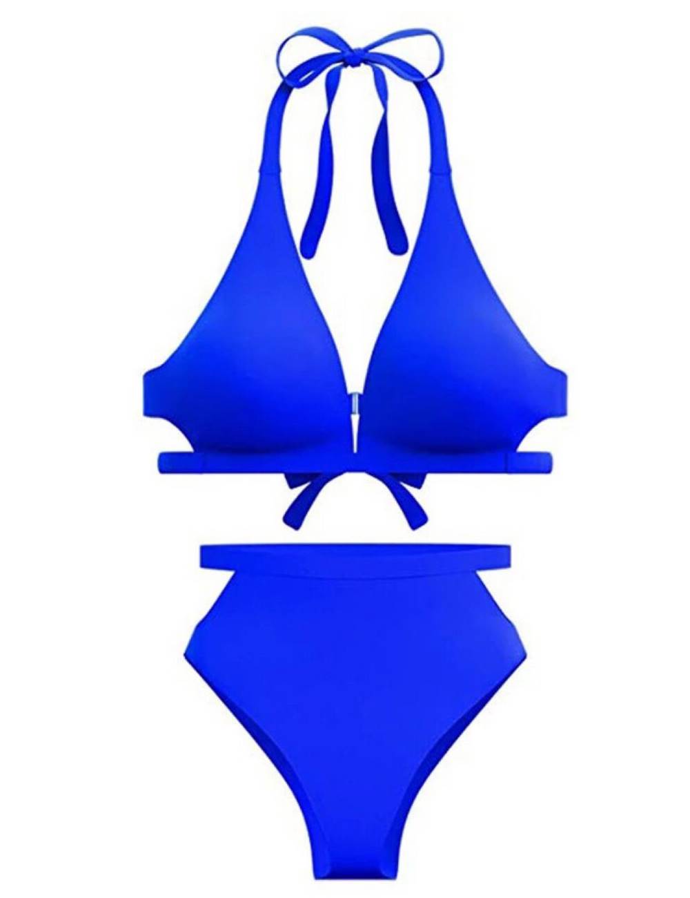Blue Sexy Summer Women‘s High Waist Bikini Set Ohyeah