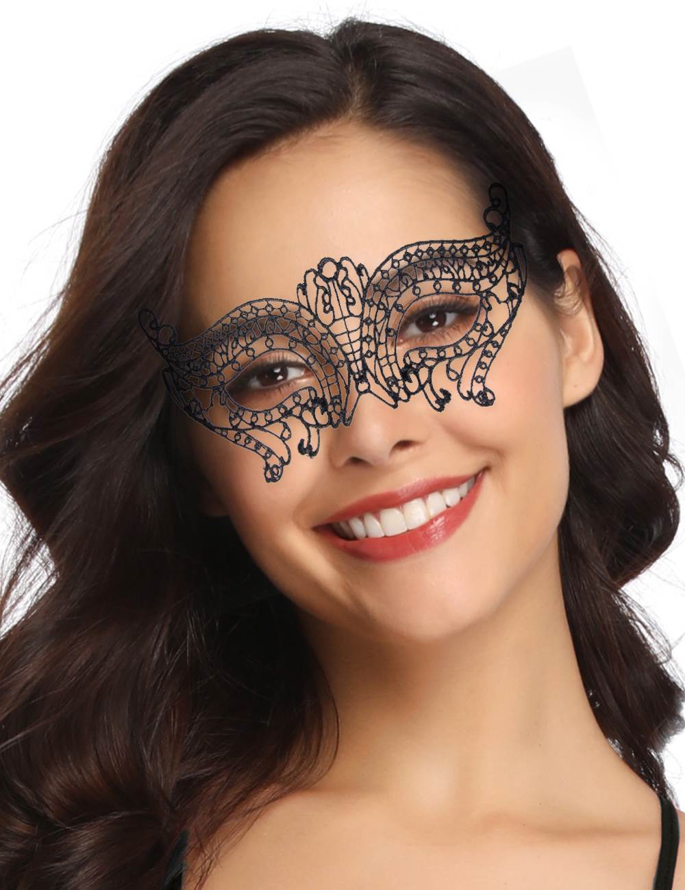 Enchanting Black Lace Eye Mask Ohyeah