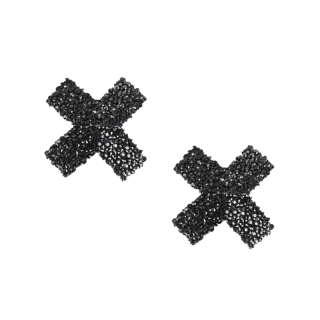 Sexy Black X Shape Nipple Covers