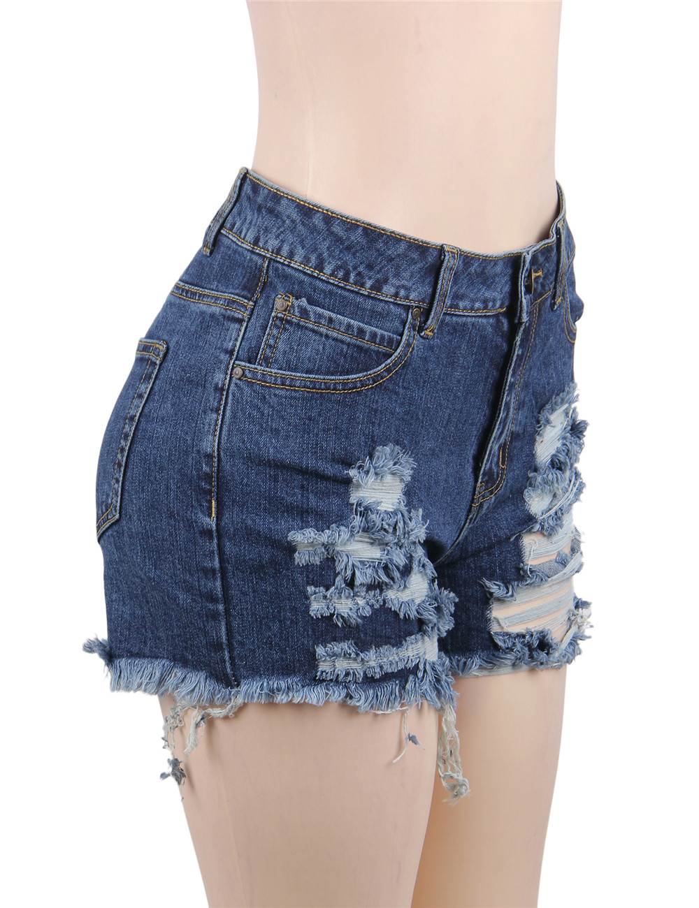 Broken Holes Shorts Zipper Sexy Summer Jeans Shorts | Ohyeah