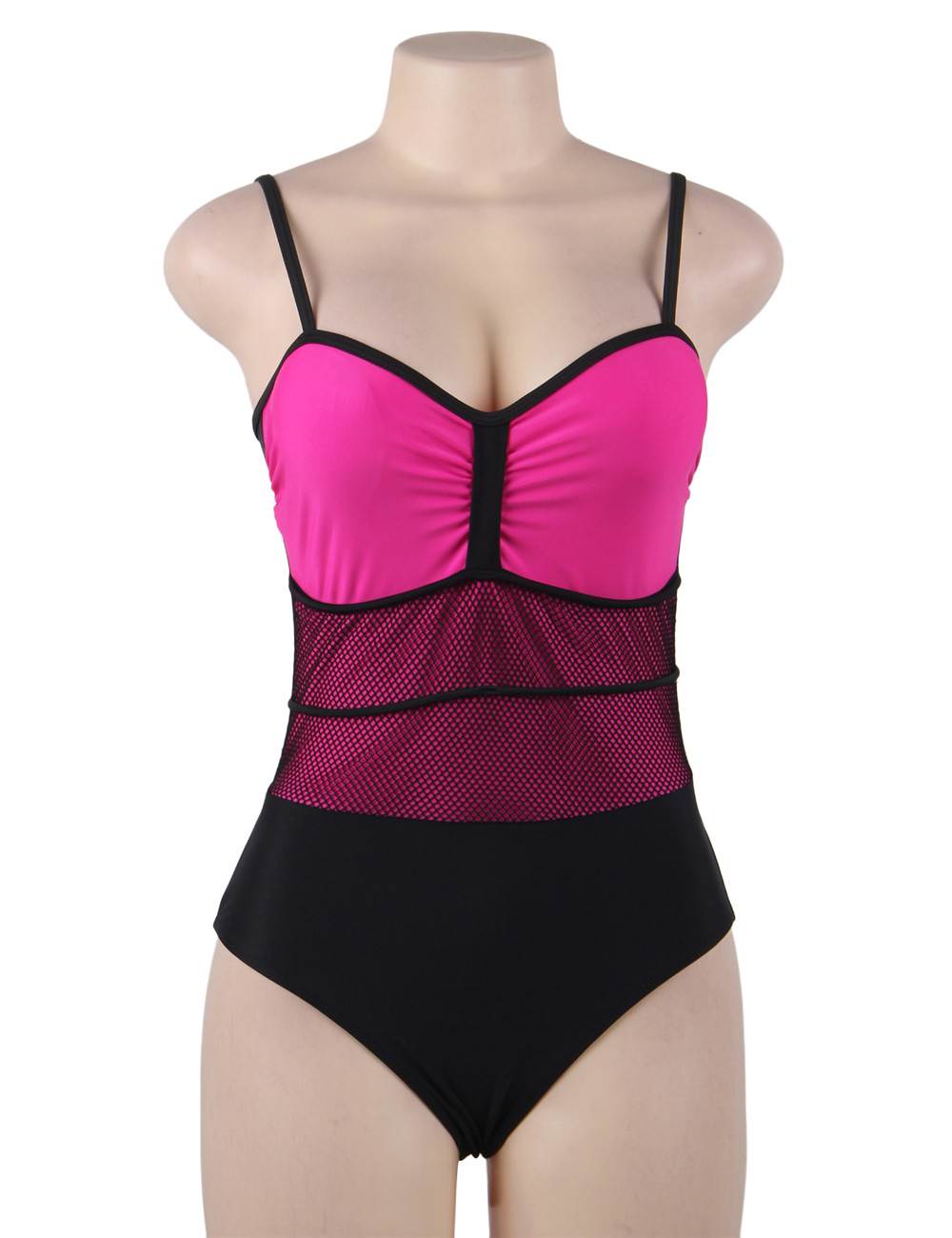 Pink Stylish Summer Push Up One Piece Swimsuit Ohyeah